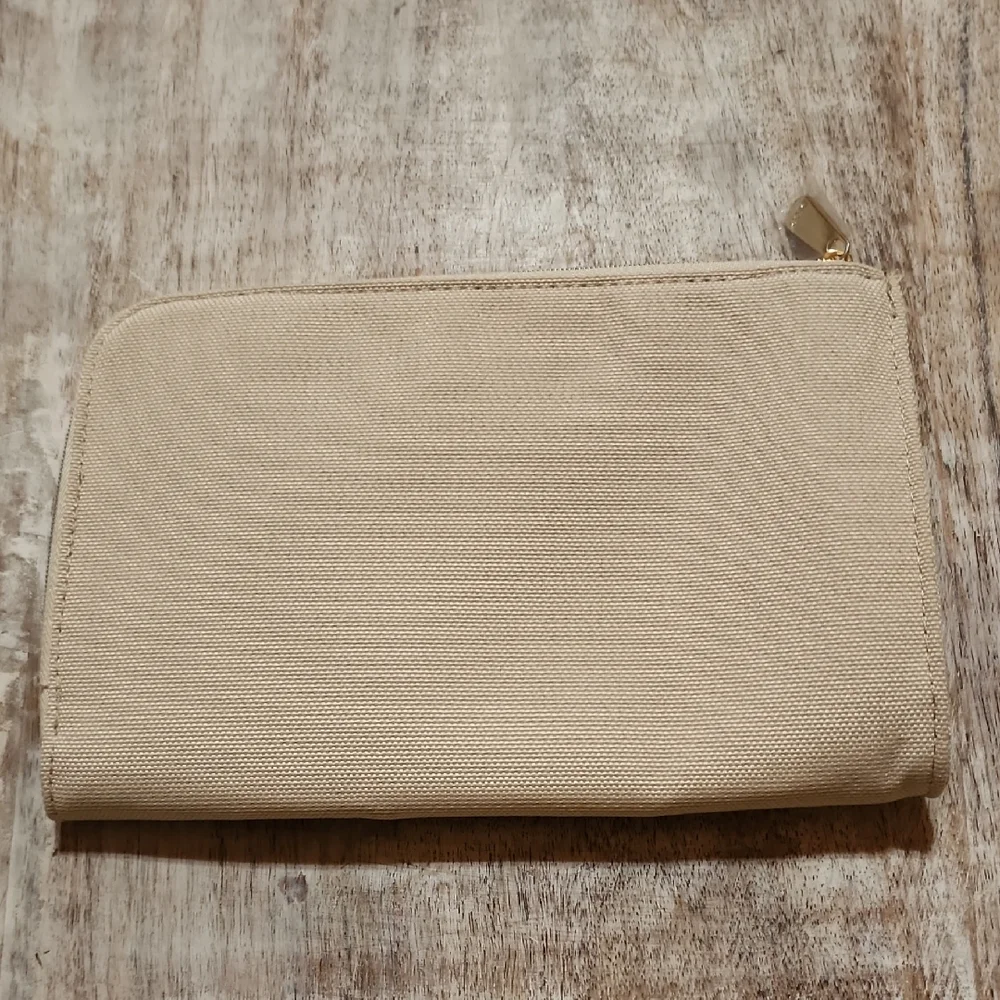 Dior Beige Canvas Cosmetic Pouch